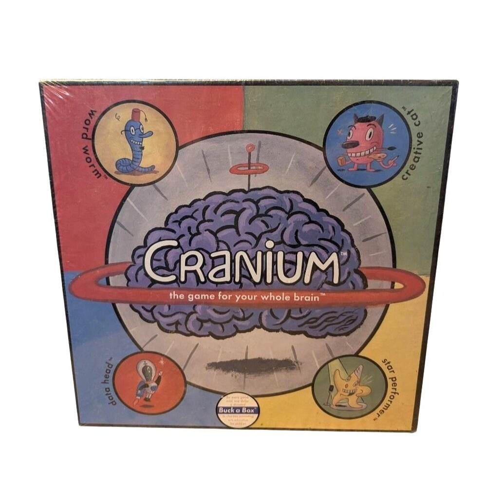 Cranium Board Game Family Party Game Vintage 1998 Edition Sealed Rare New